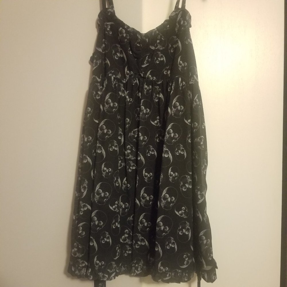 Sourpuss Lust for Skulls Dolly Dress